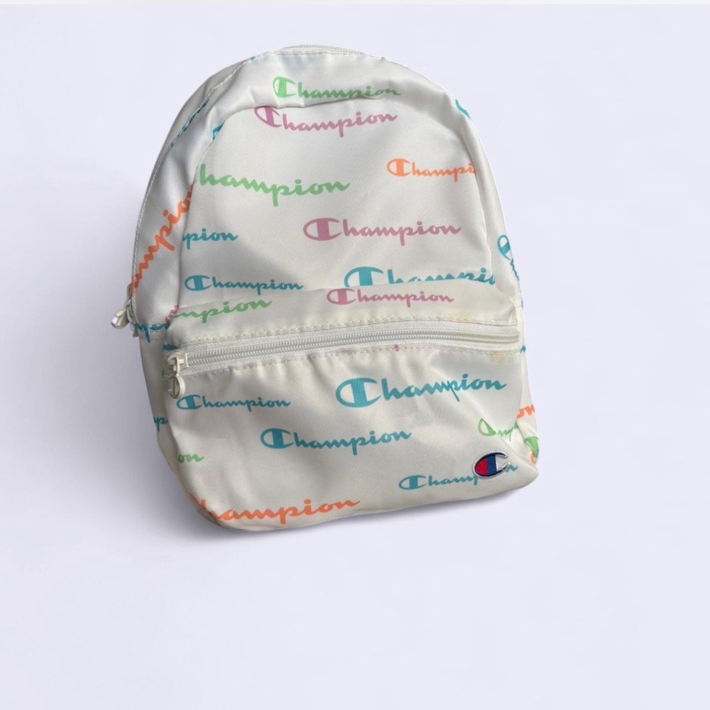 Champion Mini Multicolor Logo Backpack